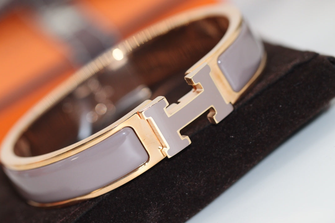 [Zalyn]H BRACELET 12MM BROWN