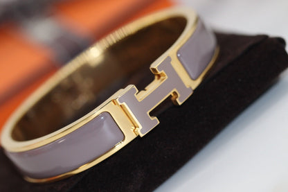 [Zalyn]H BRACELET 12MM BROWN