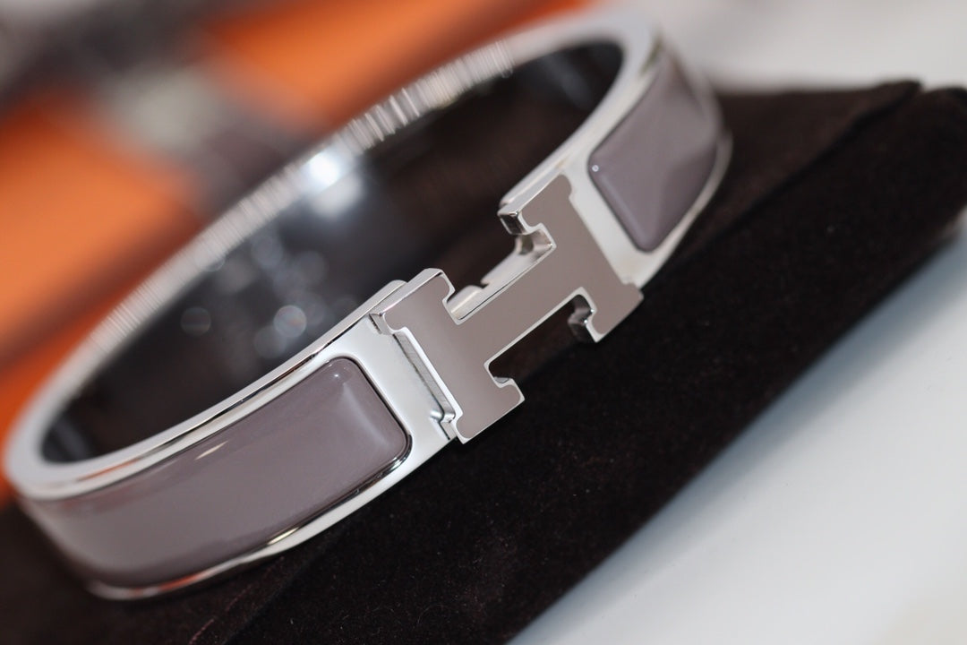 [Zalyn]H BRACELET 12MM BROWN
