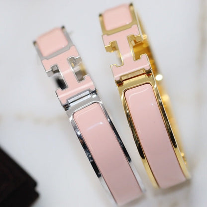 [Zalyn]H BRACELET 12MM PINK