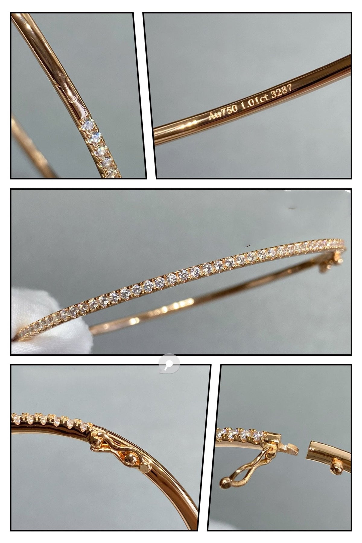 [Zalyn Jewelry ]MINI DIAMOND TENNIS BRACELET