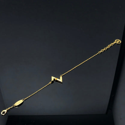 [Zalyn]VOLT LV LOGO BRACELET