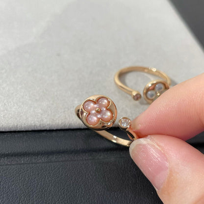 [Zalyn]SUN 1 DIAMOND PINK MOP RING