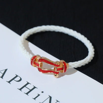 [Zalyn Jewelry ]FORCE 10 WHITE TEXTILE DIAMOND PAVED
