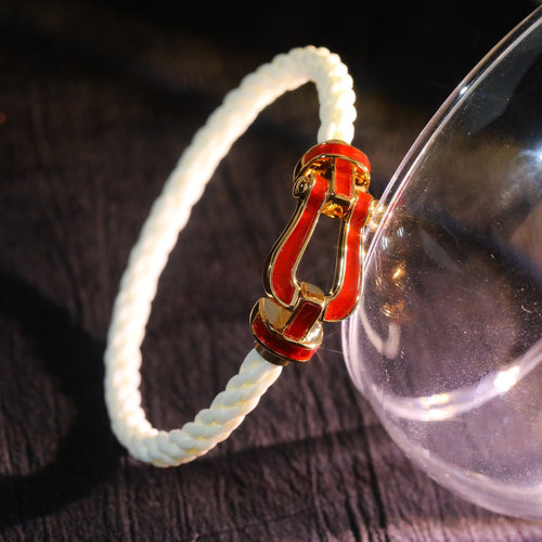 [Zalyn Jewelry ]FORCE 10 WHITE TEXTILE DIAMOND PAVED