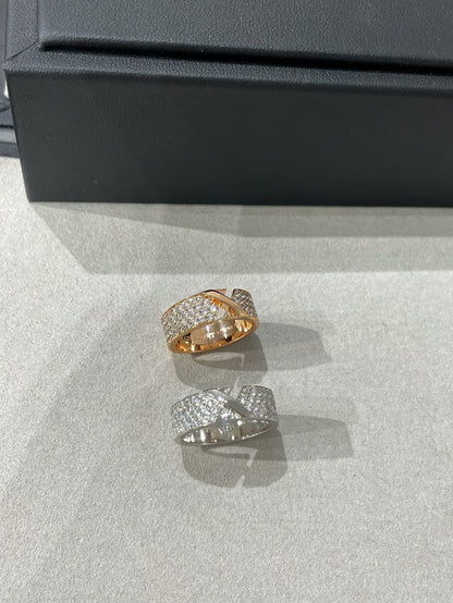[Zalyn]LIENS EVIDENCE  DIAMOND PAVED RING