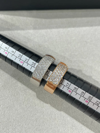 [Zalyn]LIENS EVIDENCE  DIAMOND PAVED RING