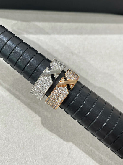 [Zalyn]LIENS EVIDENCE  DIAMOND PAVED RING