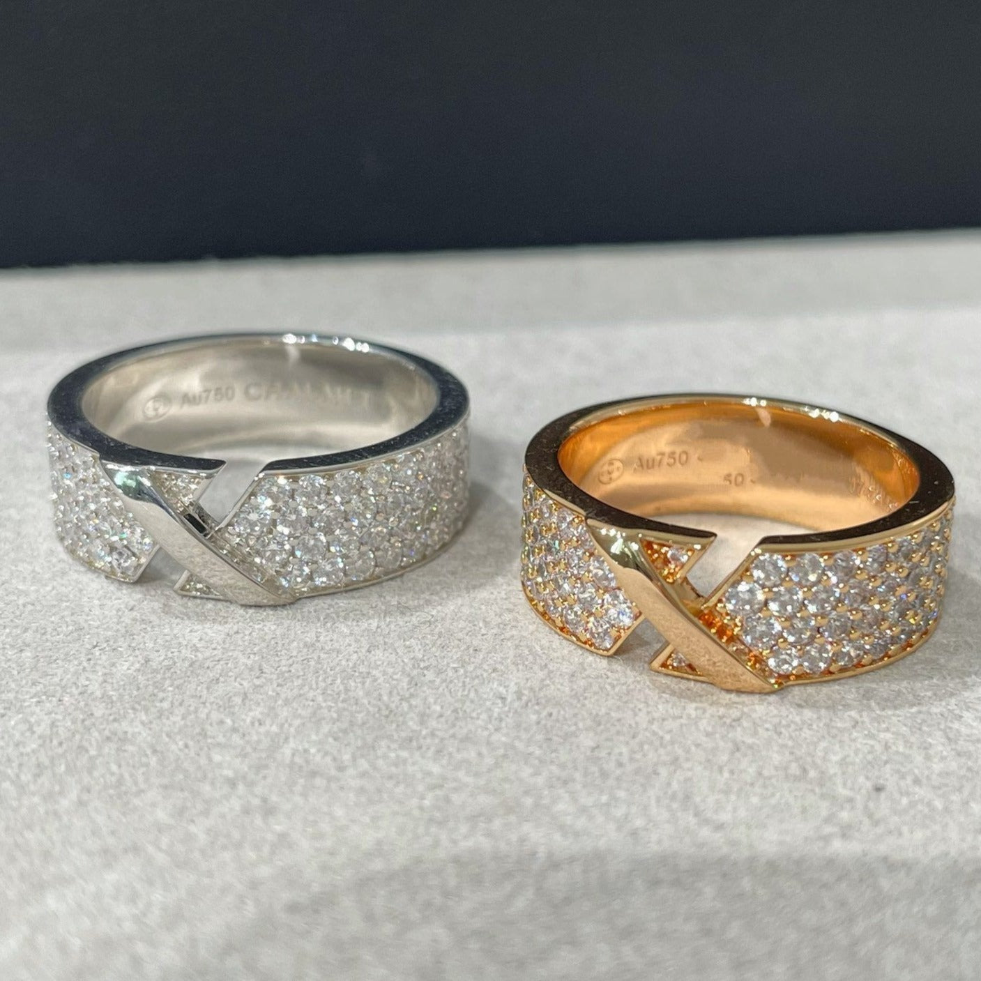 [Zalyn]LIENS EVIDENCE  DIAMOND PAVED RING