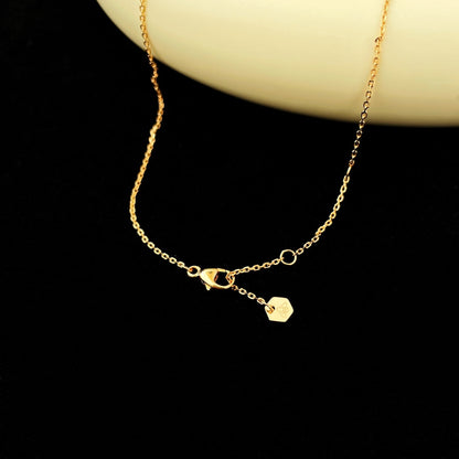 [Zalyn]BEE MINI PEDANT DIAMOND NECKLACE