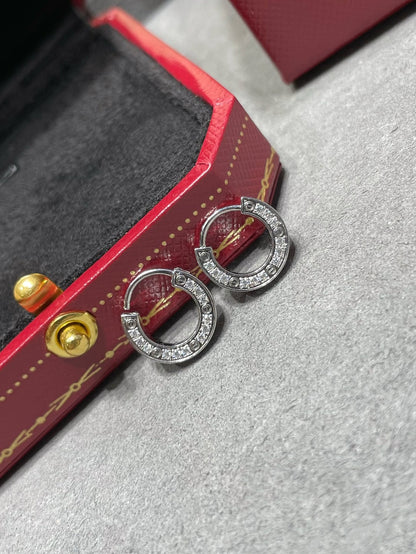 [Zalyn Jewelry ]LOVE DIAMOND EARRINGS