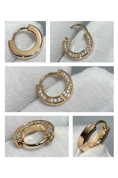 [Zalyn Jewelry ]LOVE DIAMOND EARRINGS