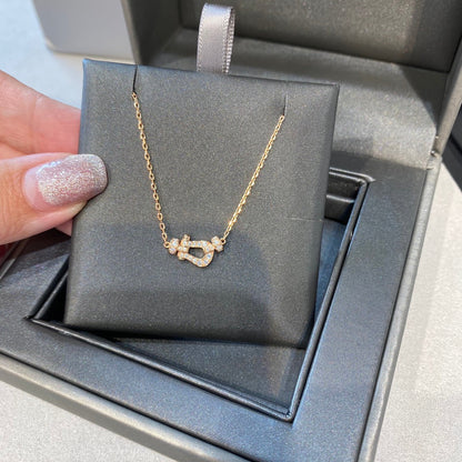 [Zalyn Jewelry ]FORCE 10 DIAMOND PINK GOLD NECKLACE MINI MODEL
