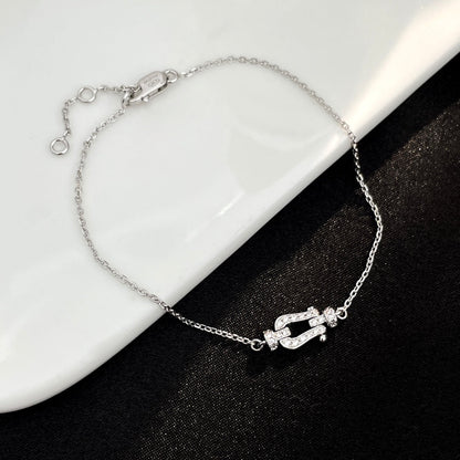 [Zalyn Jewelry ]FORCE 10 FULL DIAMOND BUCKLE CHAIN LINK MINI MODEL
