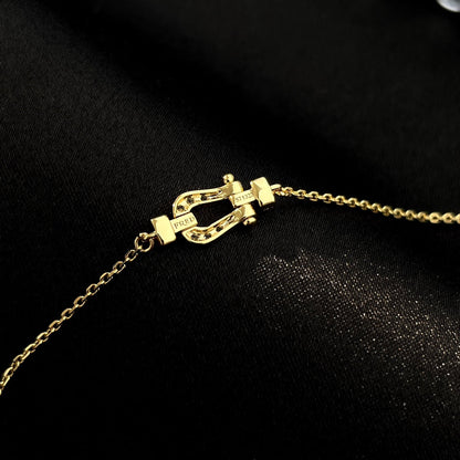 [Zalyn Jewelry ]FORCE 10 FULL DIAMOND BUCKLE CHAIN LINK MINI MODEL