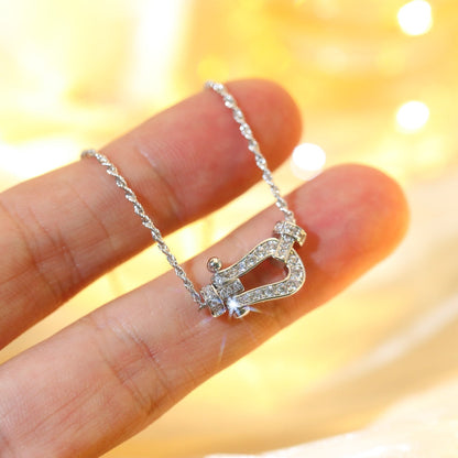 [Zalyn Jewelry ]FORCE 10 DIAMOND SILVER NECKLACE MINI MODEL