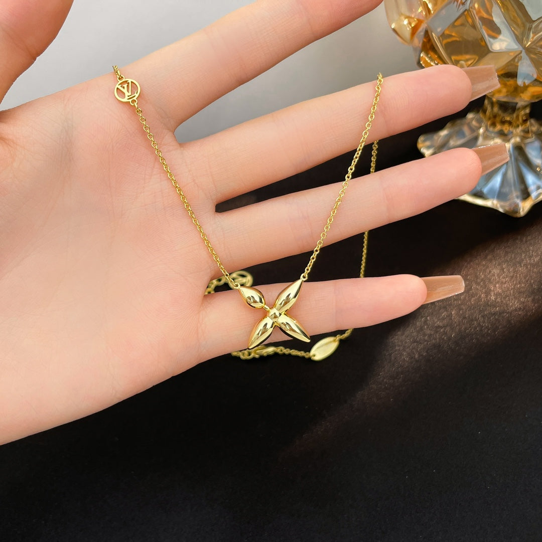 [Zalyn]LOUISETTE GOLD NECKLACE