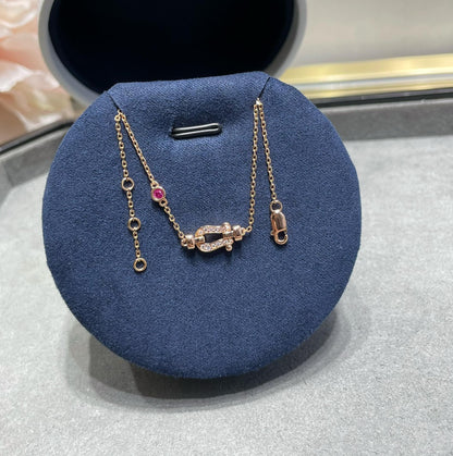 [Zalyn Jewelry ]FORCE 10 DIAMOND CHAIN LINK PINK GOLD BRACELET