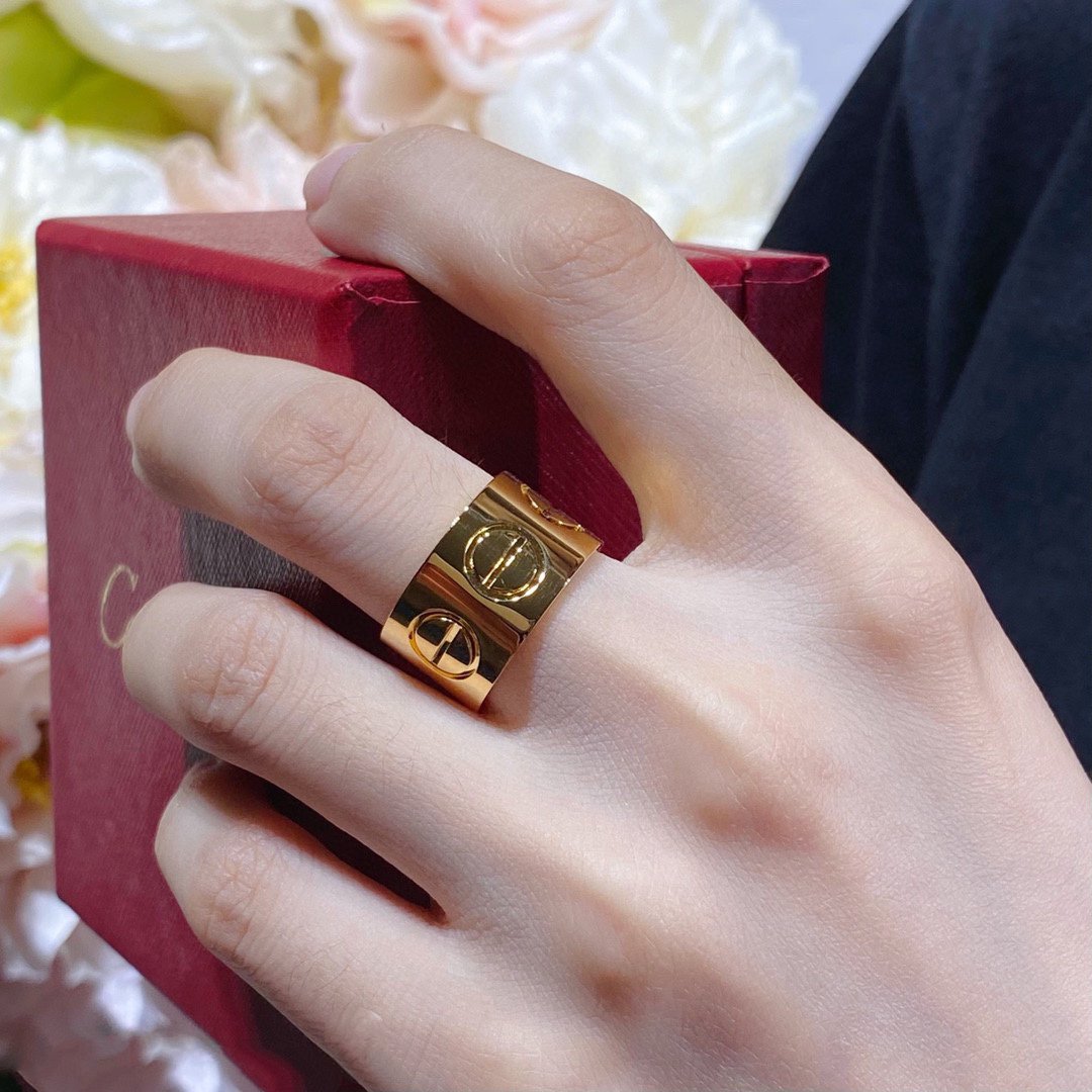 [Zalyn Jewelry ]LOVE 11MM LARGE RING
