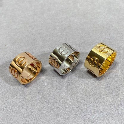 [Zalyn Jewelry ]LOVE 11MM LARGE RING