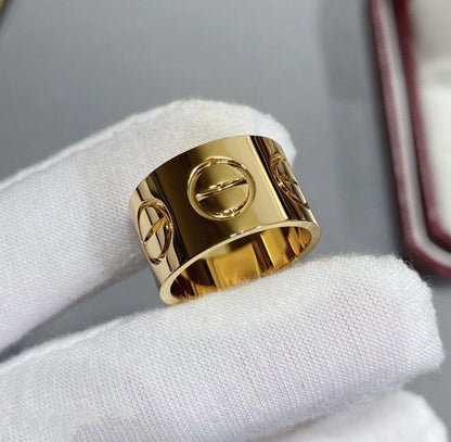 [Zalyn Jewelry ]LOVE 11MM LARGE RING