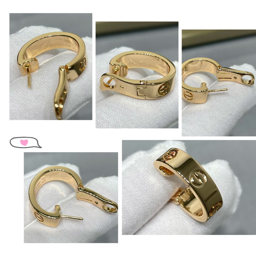 [Zalyn Jewelry ]LOVE 5.5MM EARRINGS