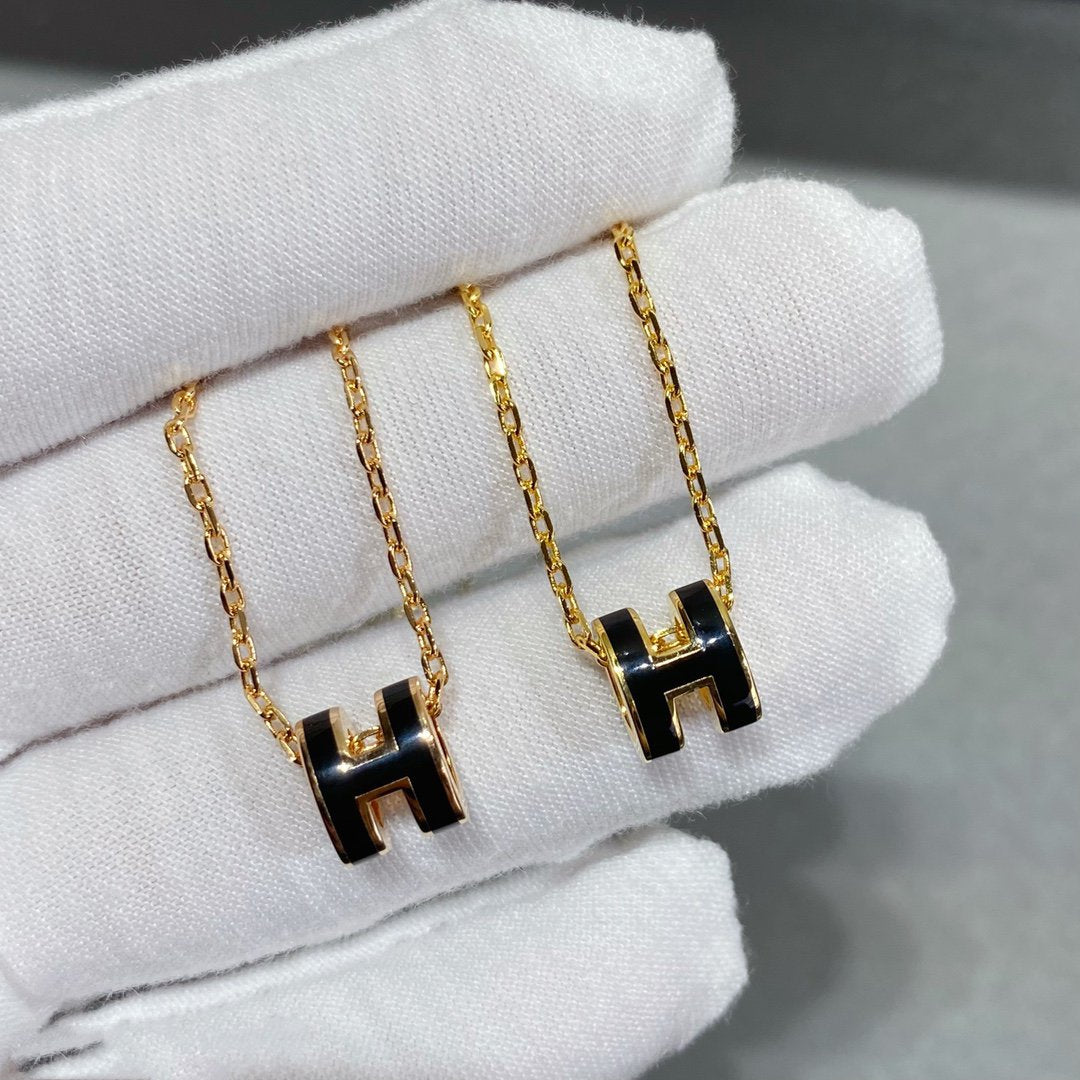 [Zalyn]MINI POP H NECKLACE