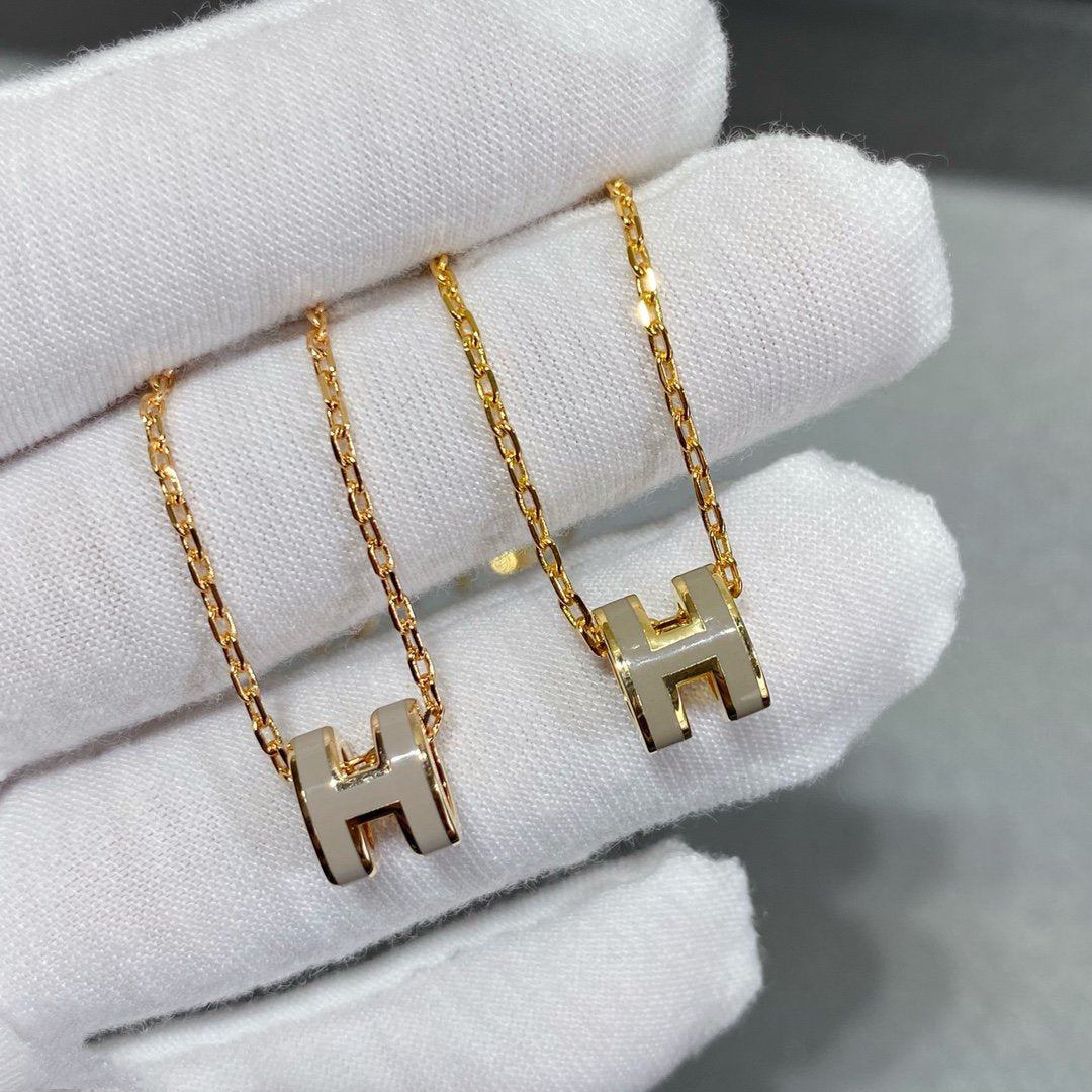 [Zalyn]MINI POP H NECKLACE