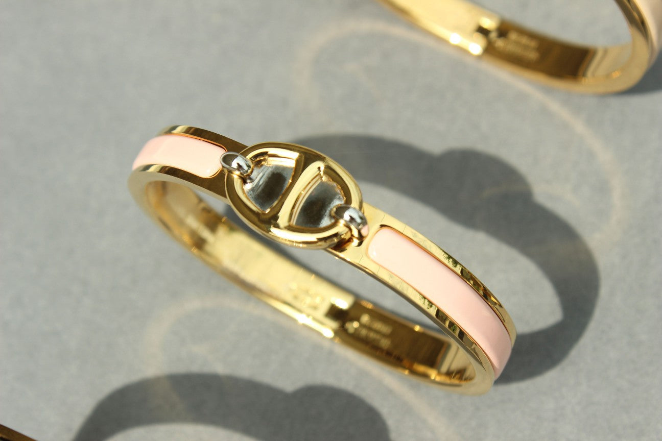 [Zalyn]CLIC CHAINE GOLD BRACELET