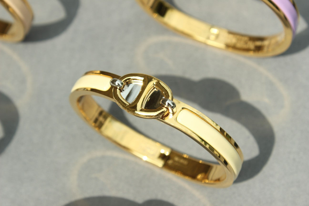 [Zalyn]CLIC CHAINE GOLD BRACELET