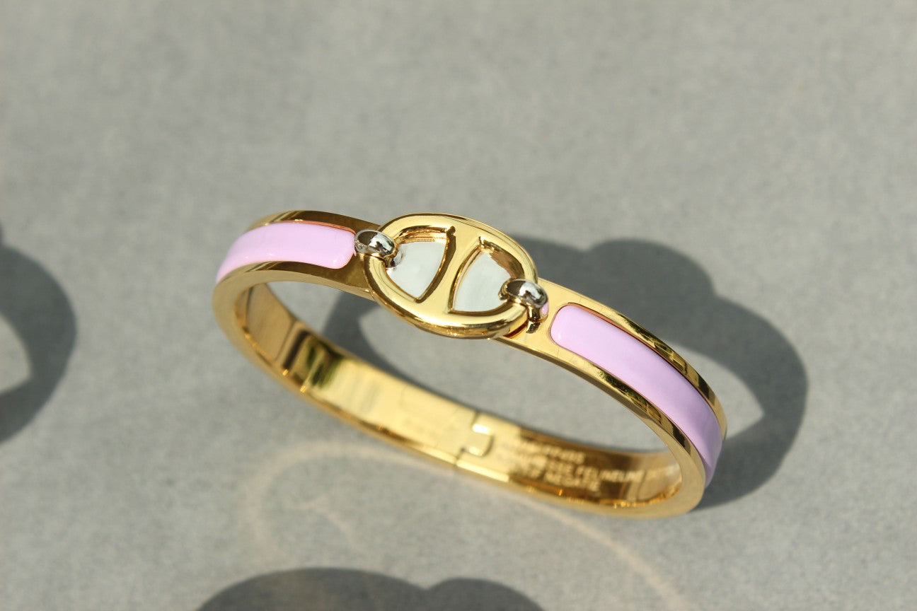 [Zalyn]CLIC CHAINE GOLD BRACELET