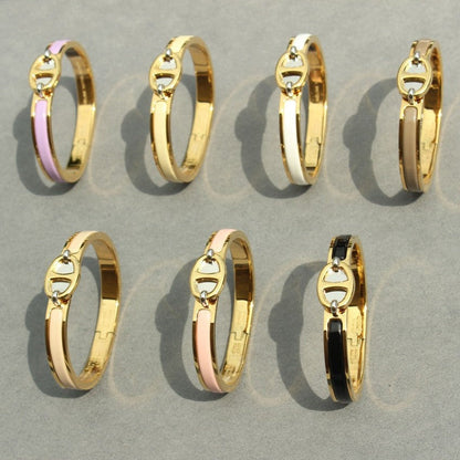 [Zalyn]CLIC CHAINE GOLD BRACELET