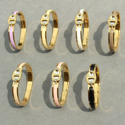 [Zalyn]CLIC CHAINE GOLD BRACELET