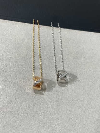 [Zalyn]LIENS EVIDENCE DIAMOND NECKLACE