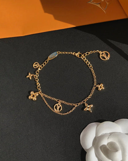 [Zalyn]BLOOMING ROSE GOLD MOP BRACELET