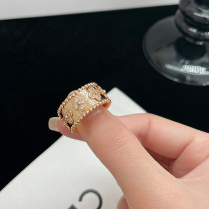[Zalyn Jewelry ]PERLEE DIAMOND LARGE RING