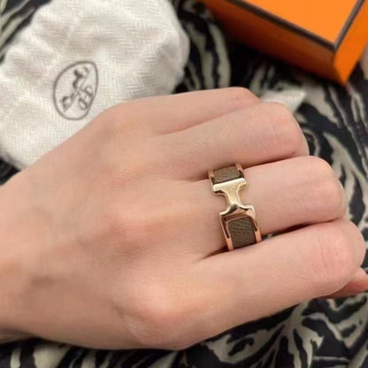 [Zalyn]OLYMPE ROSE GOLD RING