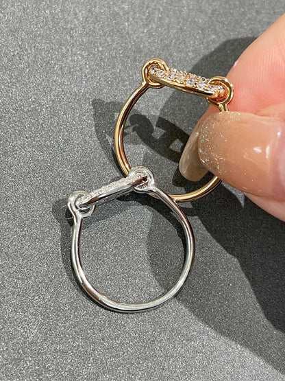 [Zalyn]RONDE SMALL DIAMOND RING