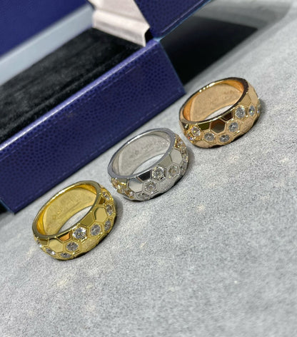 [Zalyn]BEE LOVE DIAMOND LARGE RING