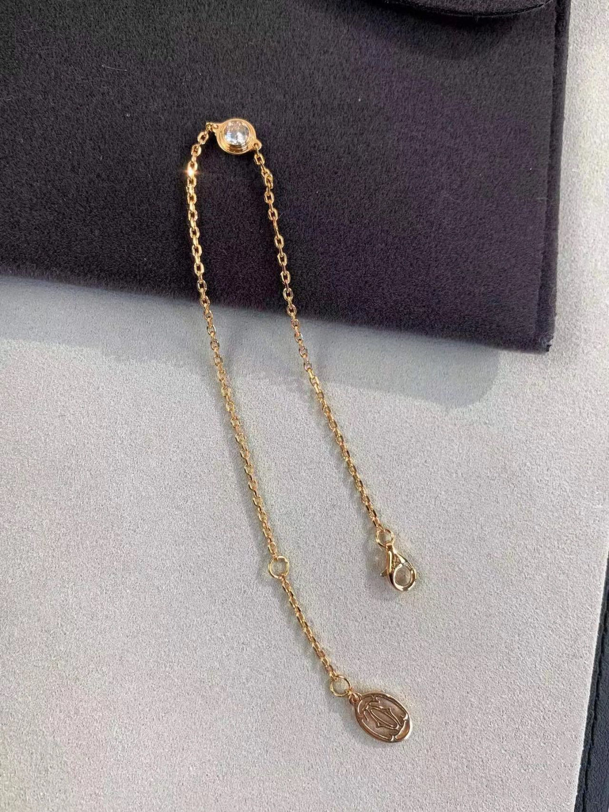 [Zalyn Jewelry ]DAMOUR DIAMOND LINK BRACELET