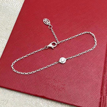 [Zalyn Jewelry ]DAMOUR DIAMOND LINK BRACELET