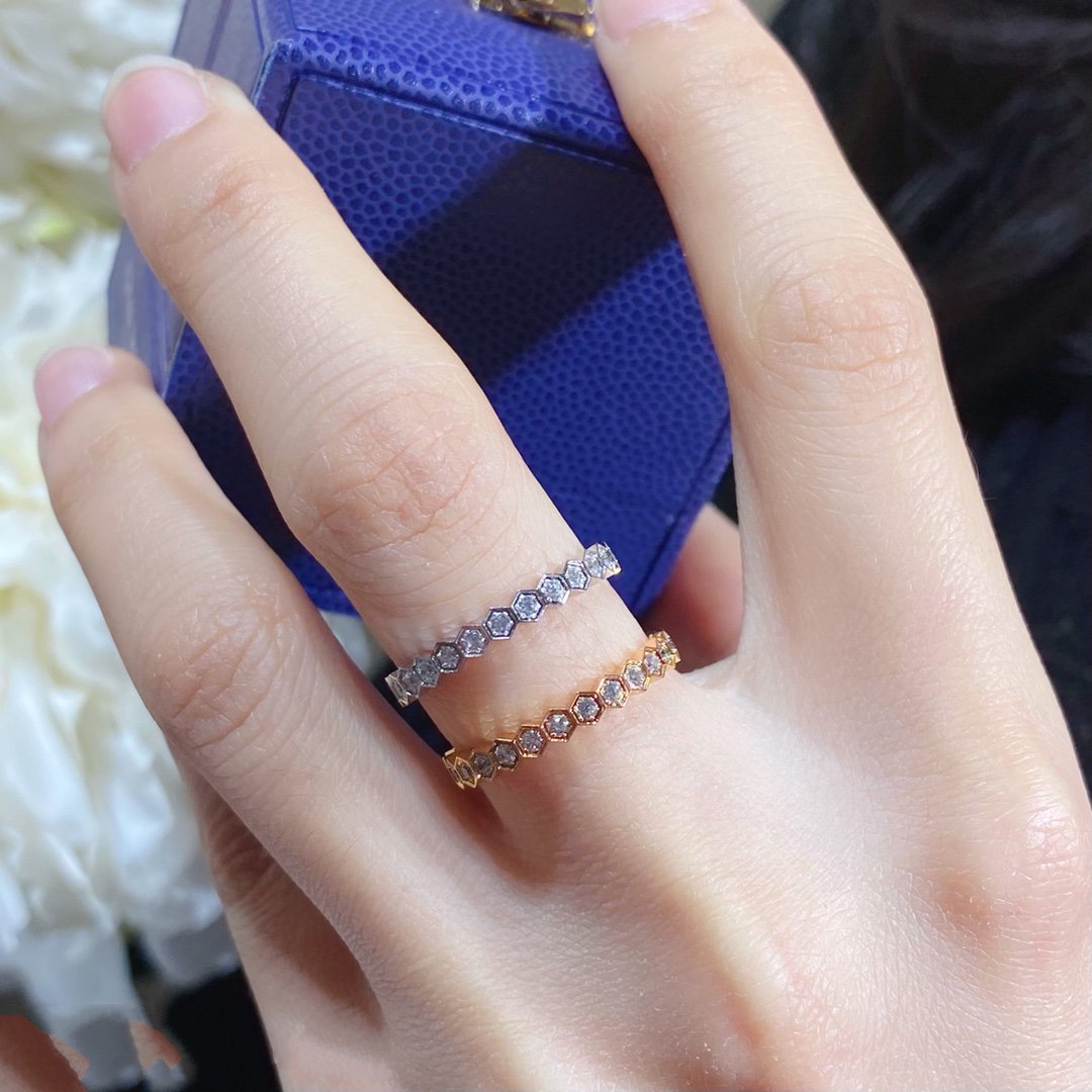[Zalyn]BEE LOVE DIAMOND PAVED SMALL RING