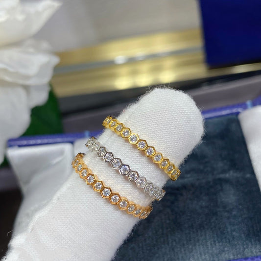 [Zalyn]BEE LOVE DIAMOND PAVED SMALL RING