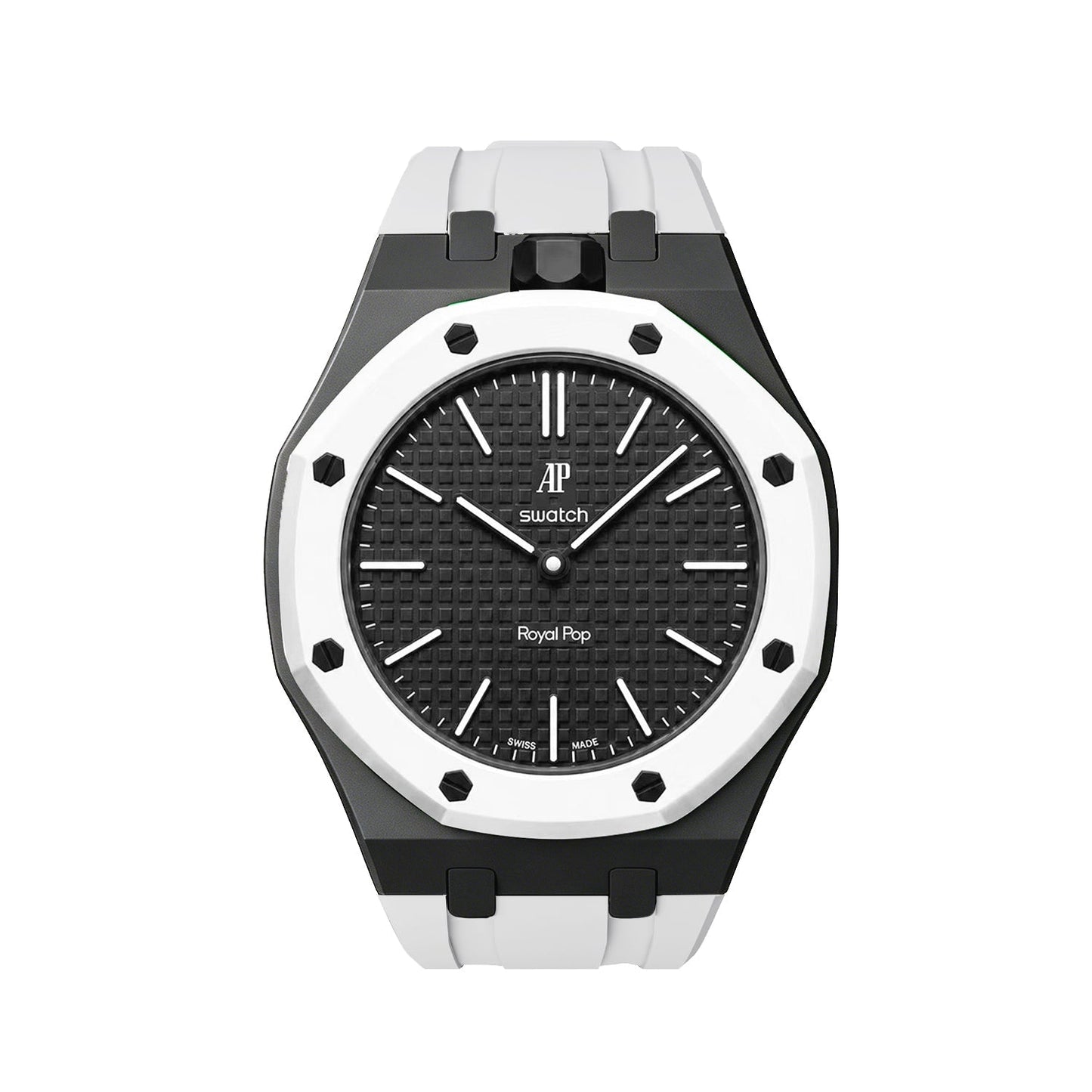 [Zalyn]Royal Oak Pop Exclusive Bioceramic Case & Silicone Strap Mix Color