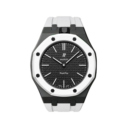 [Zalyn]Royal Oak Pop Exclusive Bioceramic Case & Silicone Strap Mix Color
