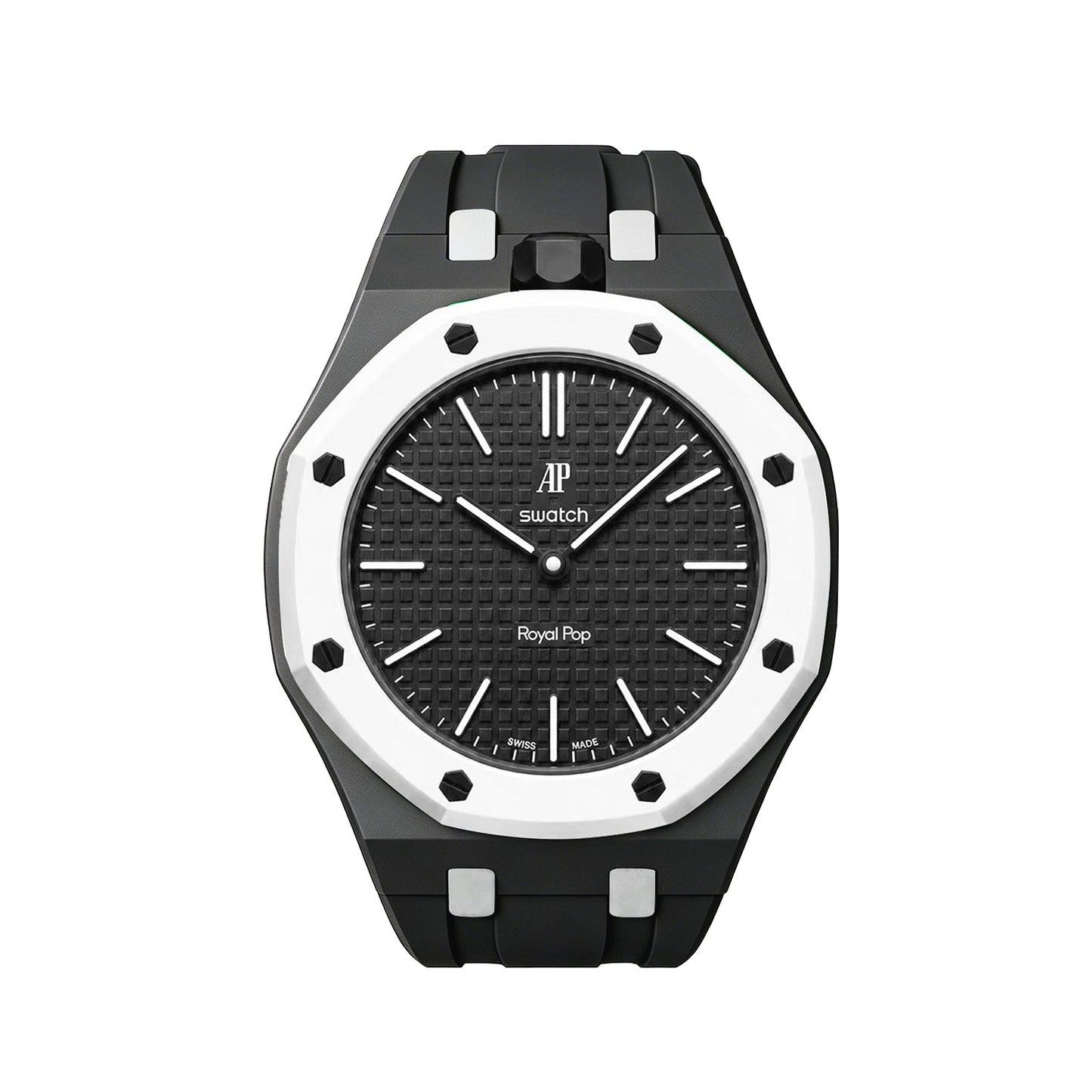 [Zalyn]Royal Oak Pop Exclusive Bioceramic Case & Silicone Strap Mix Color