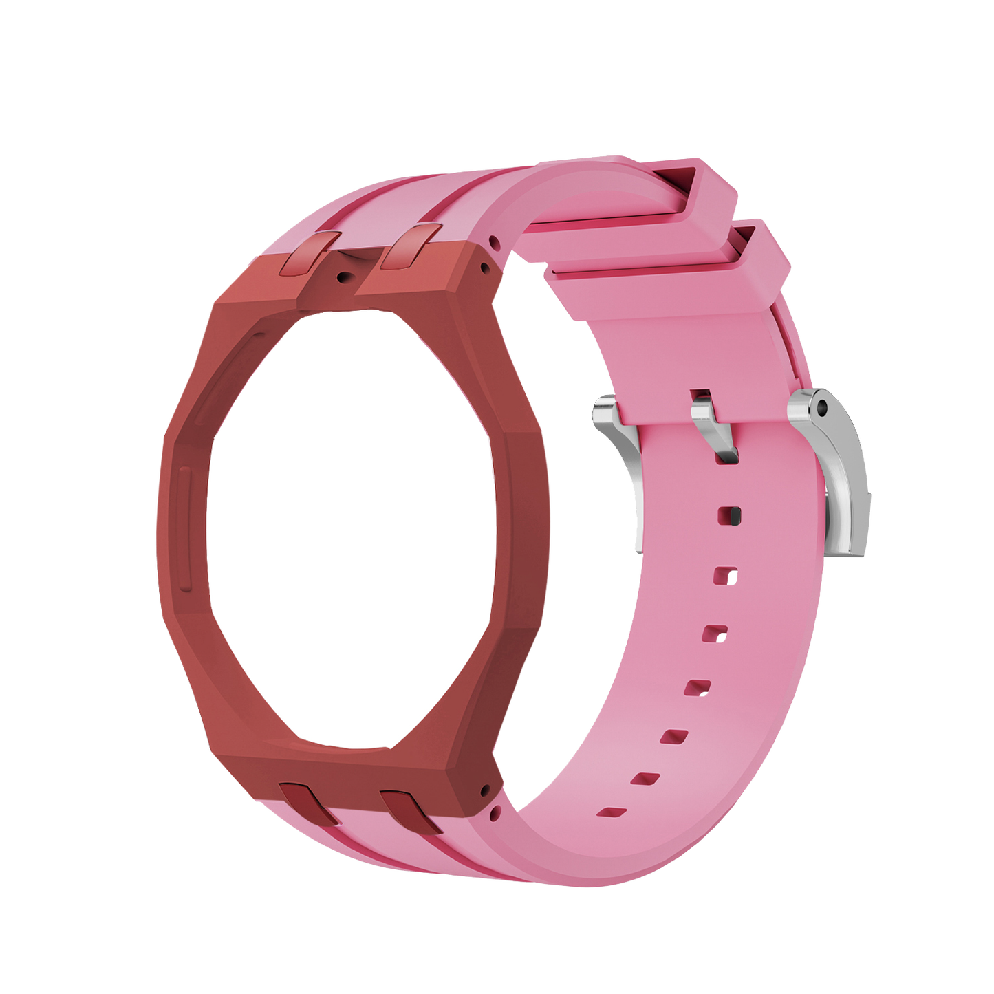 [Zalyn]Royal Oak Pop Exclusive Bioceramic Case & Silicone Strap Mix Color