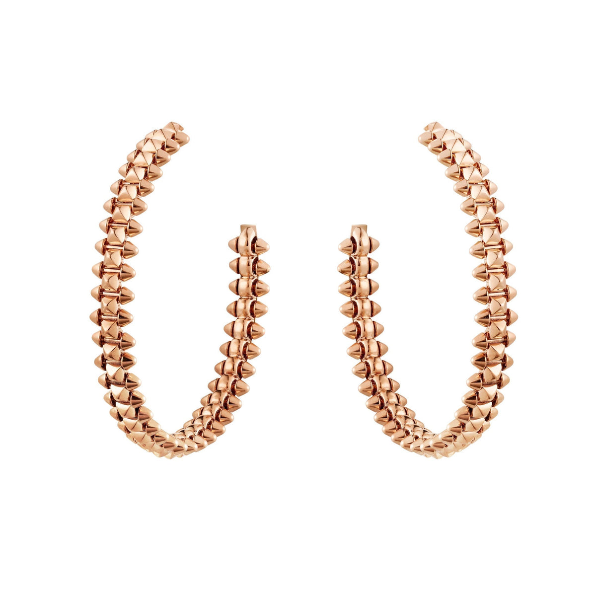 [Zalyn Jewelry ]CLASH LARGE HOOP EARRINGS