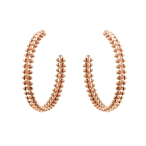 [Zalyn Jewelry ]CLASH LARGE HOOP EARRINGS