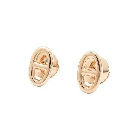 [Zalyn]CHAINE SMALL EARRINGS GOLD AND SILVER